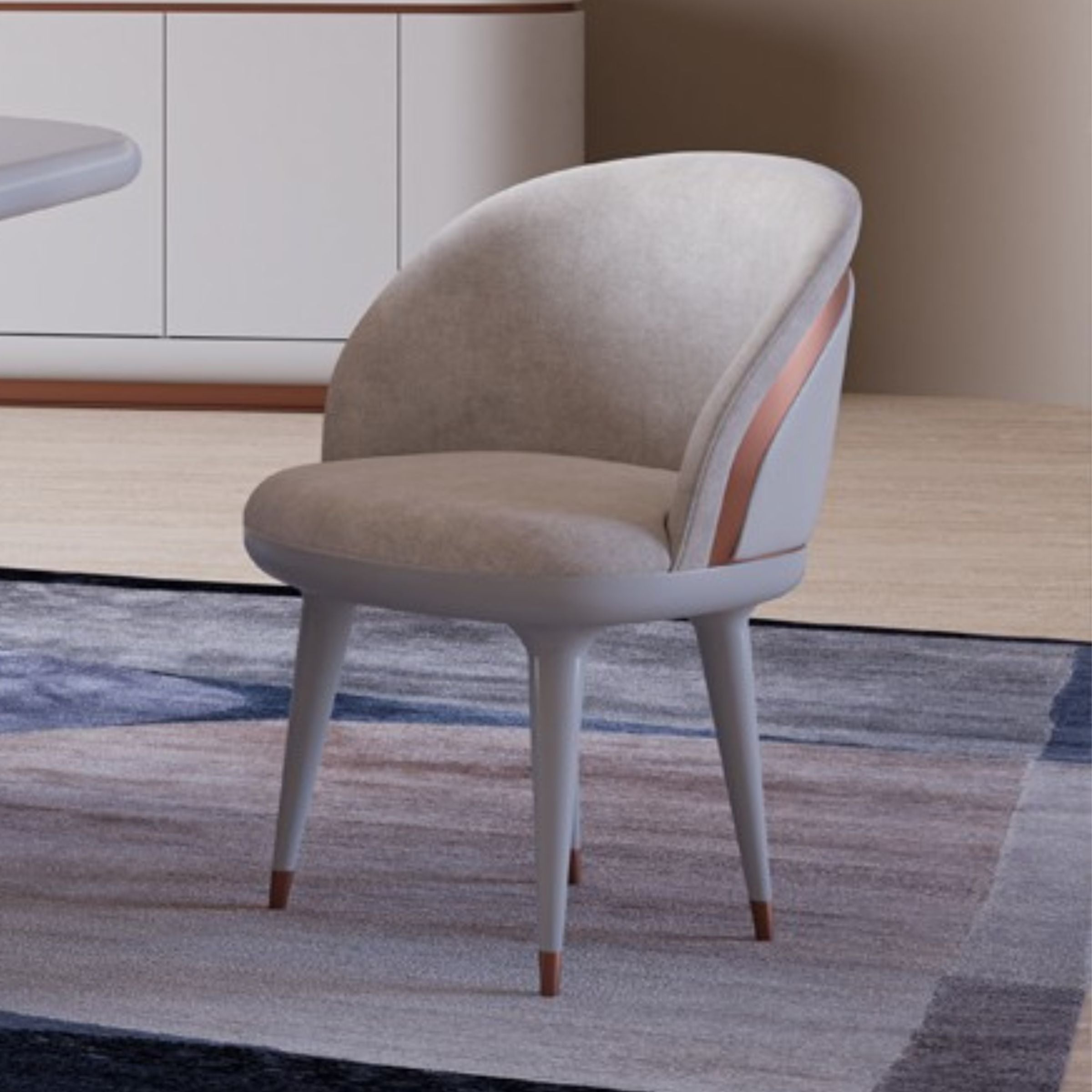 Tulip Dining Chair  SANTLP001 -  Chairs | كرسي طعام من توليب - ebarza Furniture UAE | Shop Modern Furniture in Abu Dhabi & Dubai - مفروشات ايبازرا في الامارات | تسوق اثاث عصري وديكورات مميزة في دبي وابوظبي
