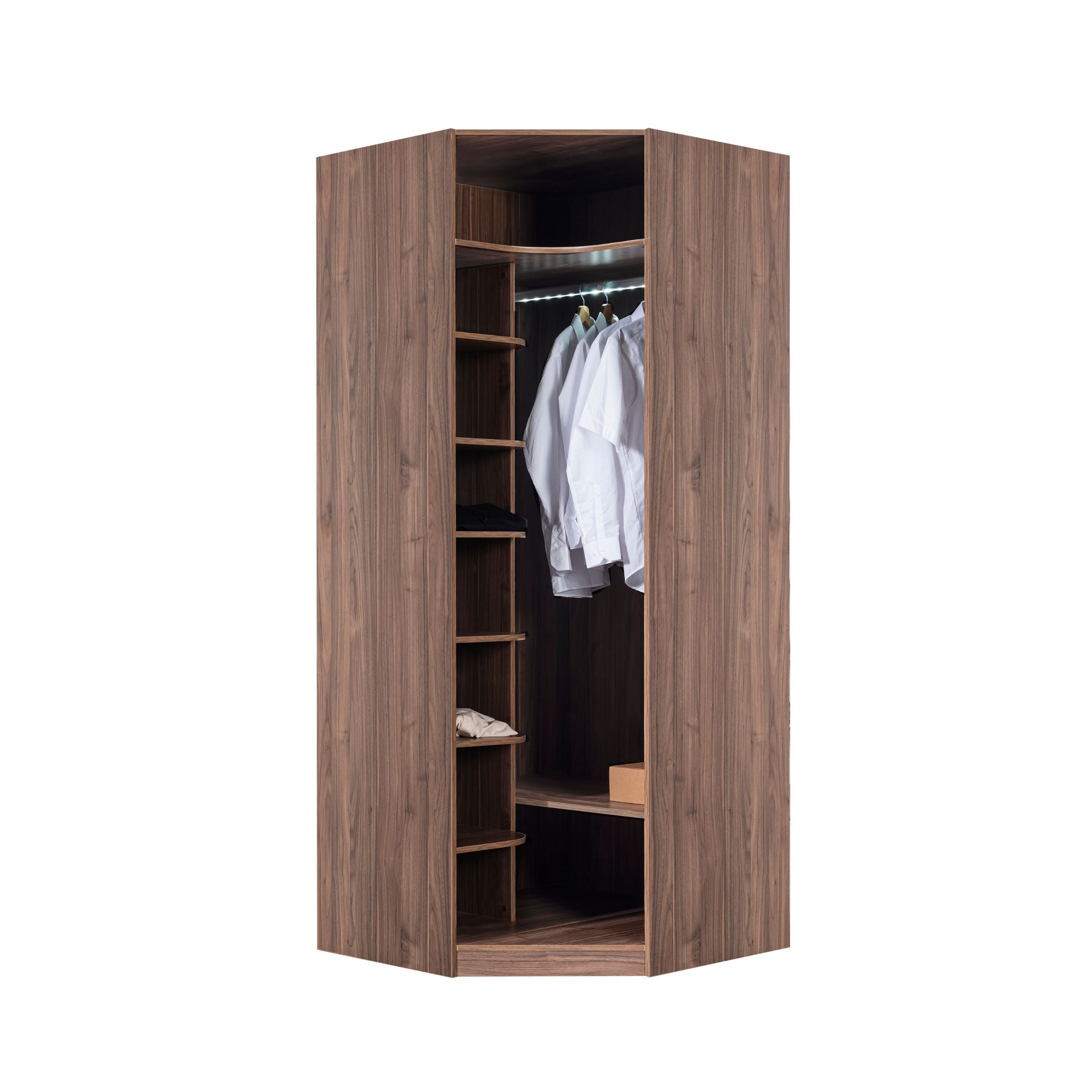 Antik Corner Wardrobe AKYL-ATKC100 -  Cabinets | خزانة زاوية أنتيك - ebarza Furniture UAE | Shop Modern Furniture in Abu Dhabi & Dubai - مفروشات ايبازرا في الامارات | تسوق اثاث عصري وديكورات مميزة في دبي وابوظبي