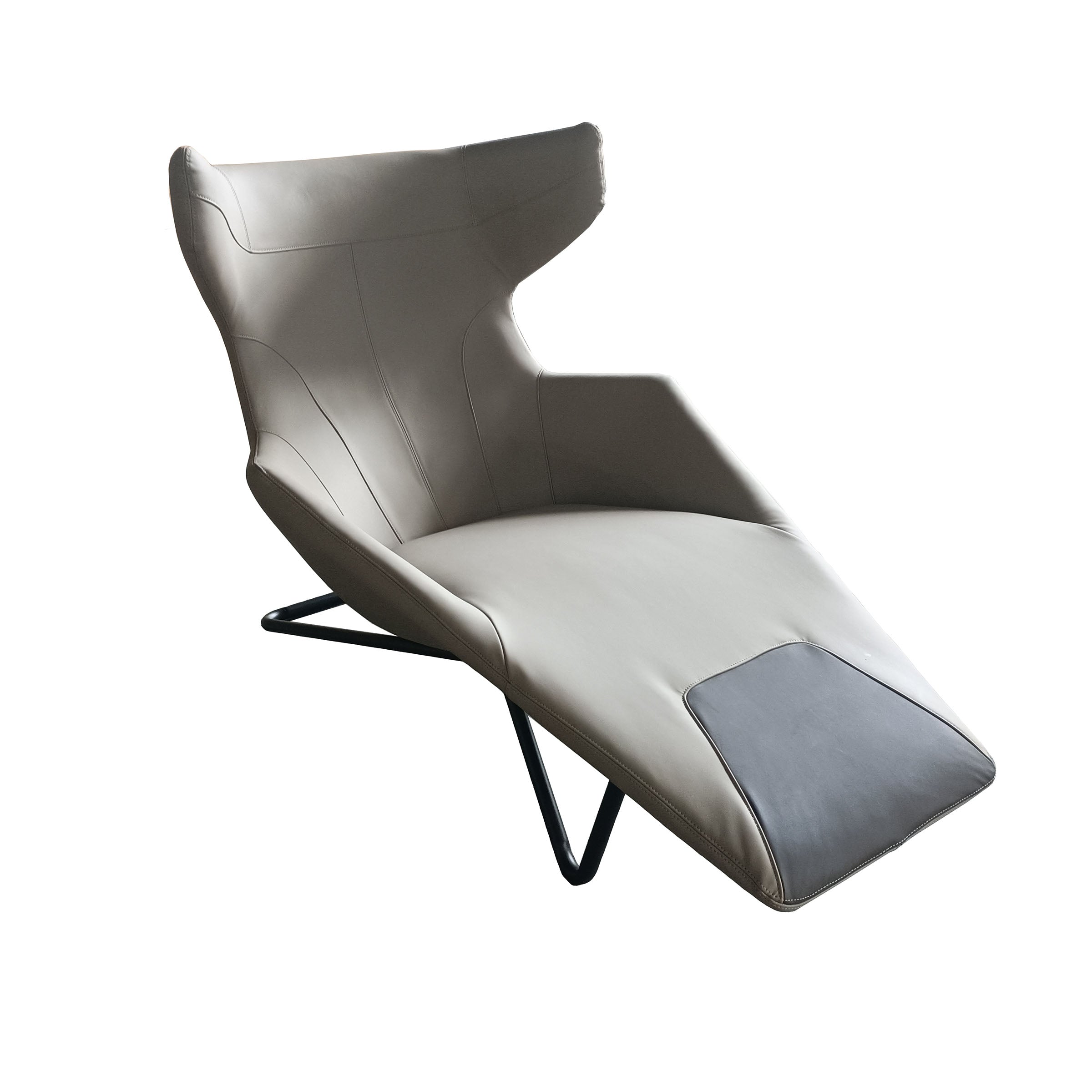Relax Lounge Chair Lc035-Beige/br -  Lounge Chairs | كرسي صاله من ريلاكس - ebarza Furniture UAE | Shop Modern Furniture in Abu Dhabi & Dubai - مفروشات ايبازرا في الامارات | تسوق اثاث عصري وديكورات مميزة في دبي وابوظبي