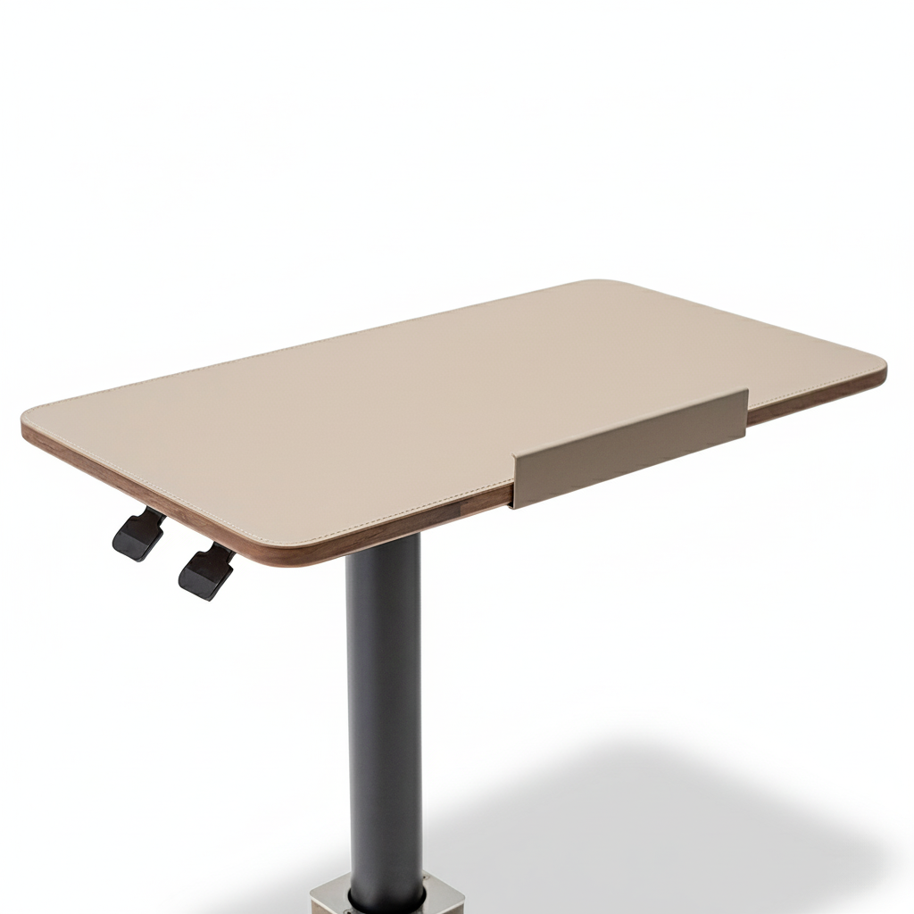BEACON Rise Lifting Platform Side Table BNY-637 with adjustable height and modern design, shown in a contemporary living space.