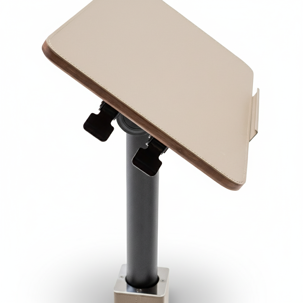 BEACON Rise Lifting Platform Table BNY-637 side table with adjustable height and modern design, shown in a contemporary living space.