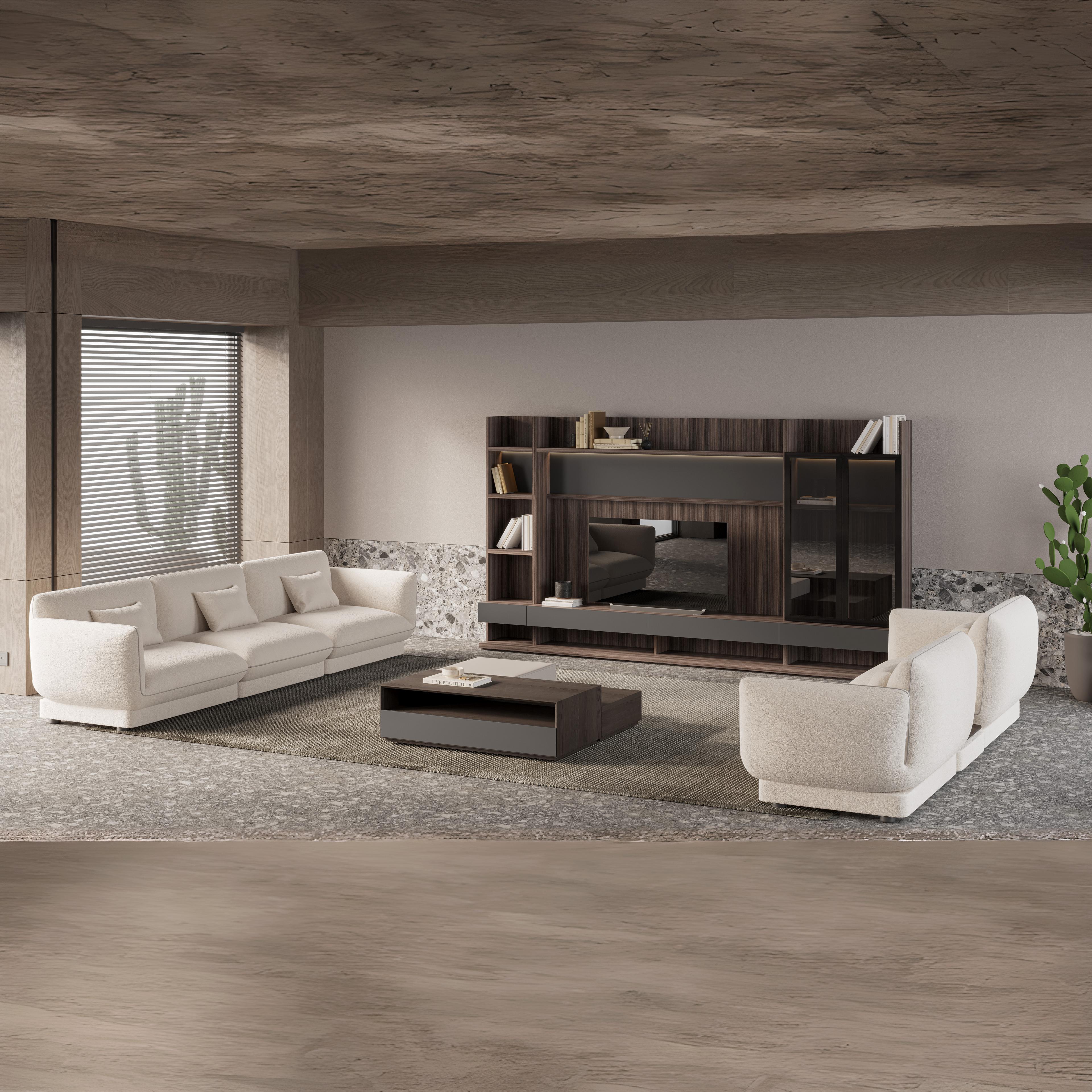 Loretta Corner Module YOLRTA-CM -  Sofas | وحدة ركن لوريتا - ebarza Furniture UAE | Shop Modern Furniture in Abu Dhabi & Dubai - مفروشات ايبازرا في الامارات | تسوق اثاث عصري وديكورات مميزة في دبي وابوظبي