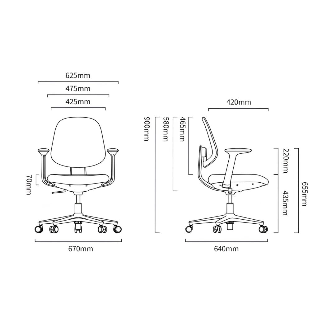 Pre-order 90 Days Delivery Soma Office Chair SK1311 - Mint Green