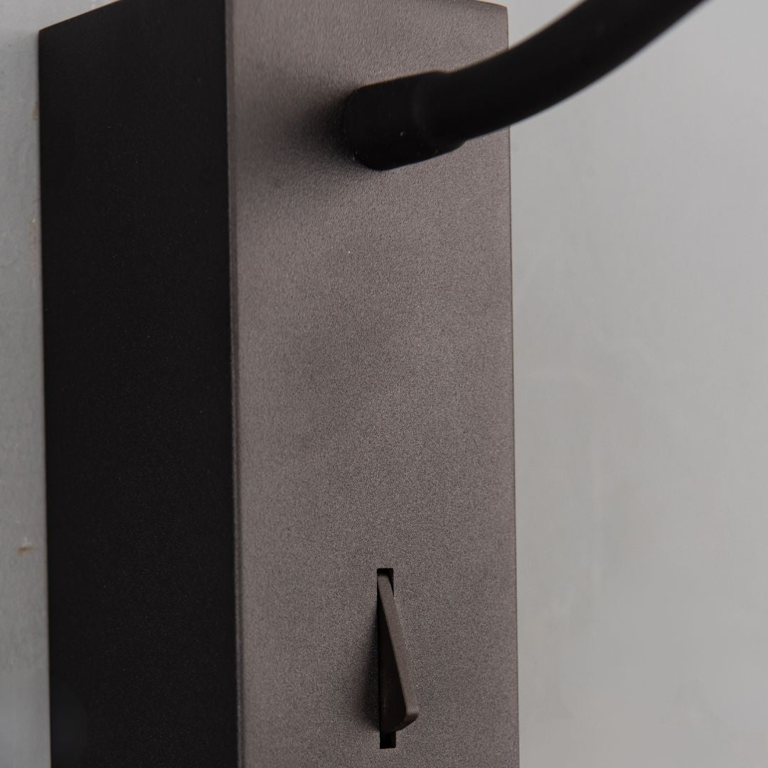 Sage Hotel Style Headboard/ Wall Reading Lamp Sage-Ez-WL(A)-02BK -  Wall Lamps - ebarza Furniture UAE | Shop Modern Furniture in Abu Dhabi & Dubai - مفروشات ايبازرا في الامارات | تسوق اثاث عصري وديكورات مميزة في دبي وابوظبي