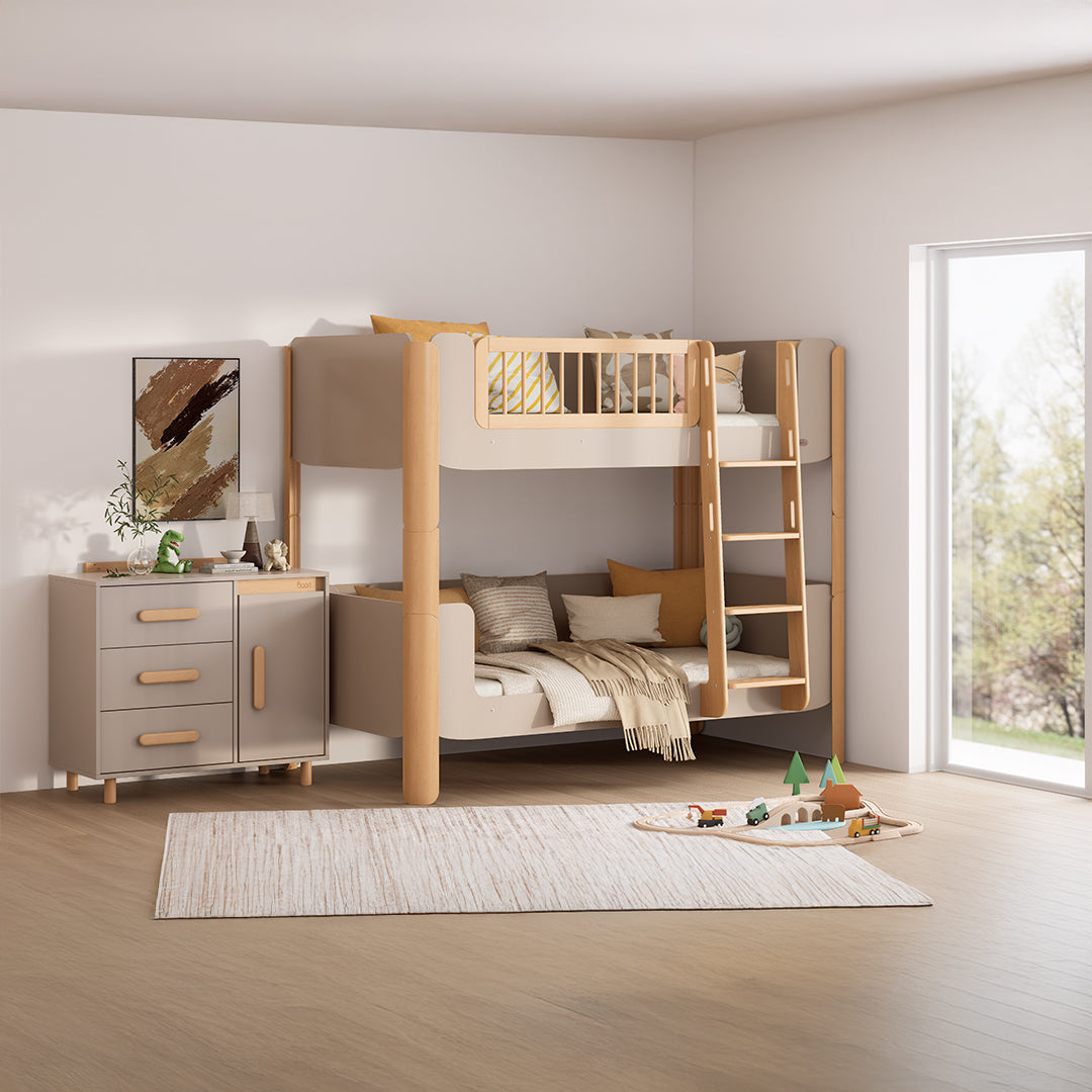 Scandi Baby Diaper Changing Station With Cabinet B-SC3DD/TEBH - B-CT/TE - B-SOLCP425