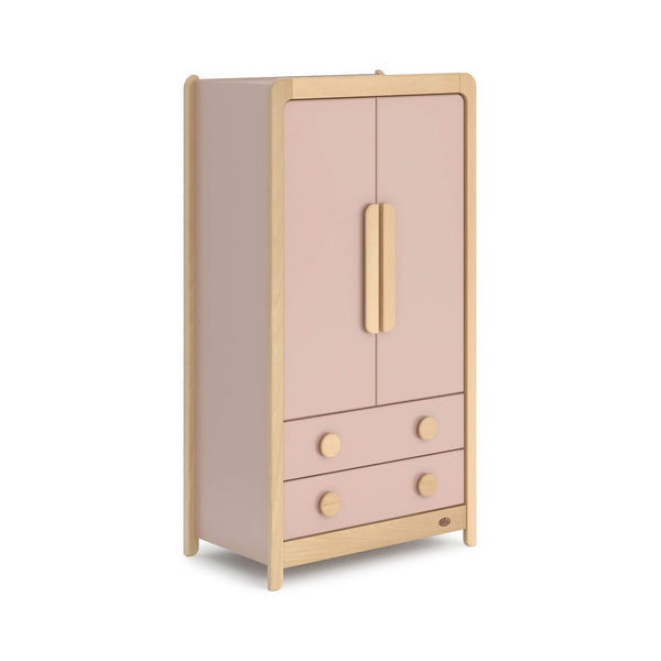 Byron 2 Door Kids  wardrobe with 2 drawers BK-BY2DWR2DV23/CHBH -  Kids - ebarza Furniture UAE | Shop Modern Furniture in Abu Dhabi & Dubai - مفروشات ايبازرا في الامارات | تسوق اثاث عصري وديكورات مميزة في دبي وابوظبي