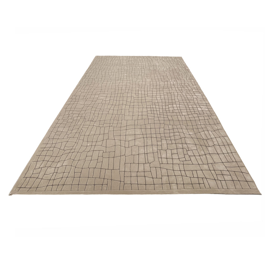 Pre-order 55 Days Delivery 230X160 Cm Sienna Cobblestone Hand Tufted Acrylic Carpet NR-006-2316