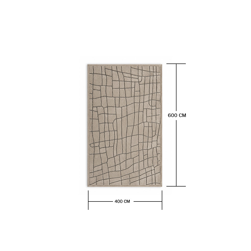 Pre-order 55 Days Delivery 600X400 Cm Sienna Cobblestone Hand Tufted Acrylic Carpet  NR-006-6040