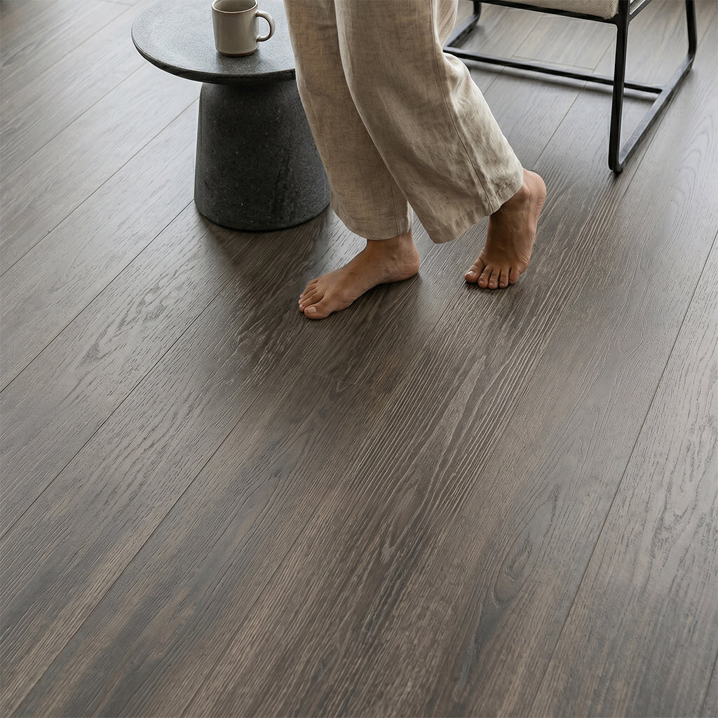Solid dual-color parquet flooring by SENTAI-AHSTDG-22340, showcasing a stylish wood pattern and natural finish.
