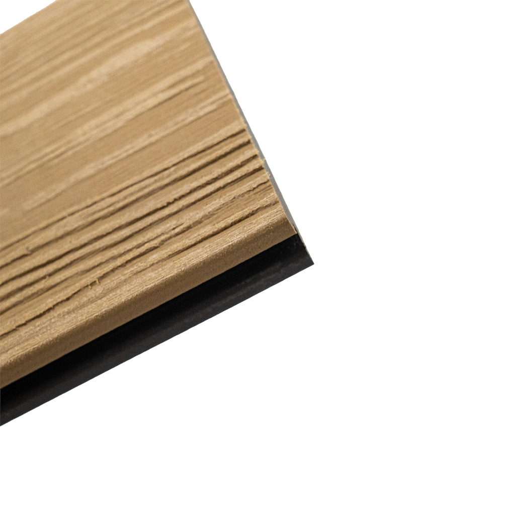 Solid dual-color parquet flooring by SENTAI-AHSTDG-22340, showing the textured wood surface and contrasting color pattern.