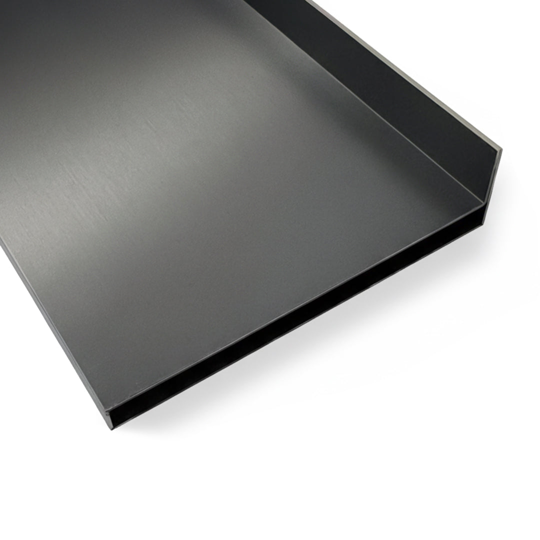 Stainless Steel Shelf Profile - Black - JYF0505 -  wall-panels-profiles - ebarza Furniture UAE | Shop Modern Furniture in Abu Dhabi & Dubai - مفروشات ايبازرا في الامارات | تسوق اثاث عصري وديكورات مميزة في دبي وابوظبي