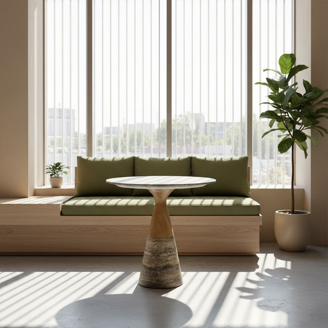 Stratum Lounge Dining Table - JK-D224C - Gray -  Dining Tables - ebarza Furniture UAE | Shop Modern Furniture in Abu Dhabi & Dubai - مفروشات ايبازرا في الامارات | تسوق اثاث عصري وديكورات مميزة في دبي وابوظبي