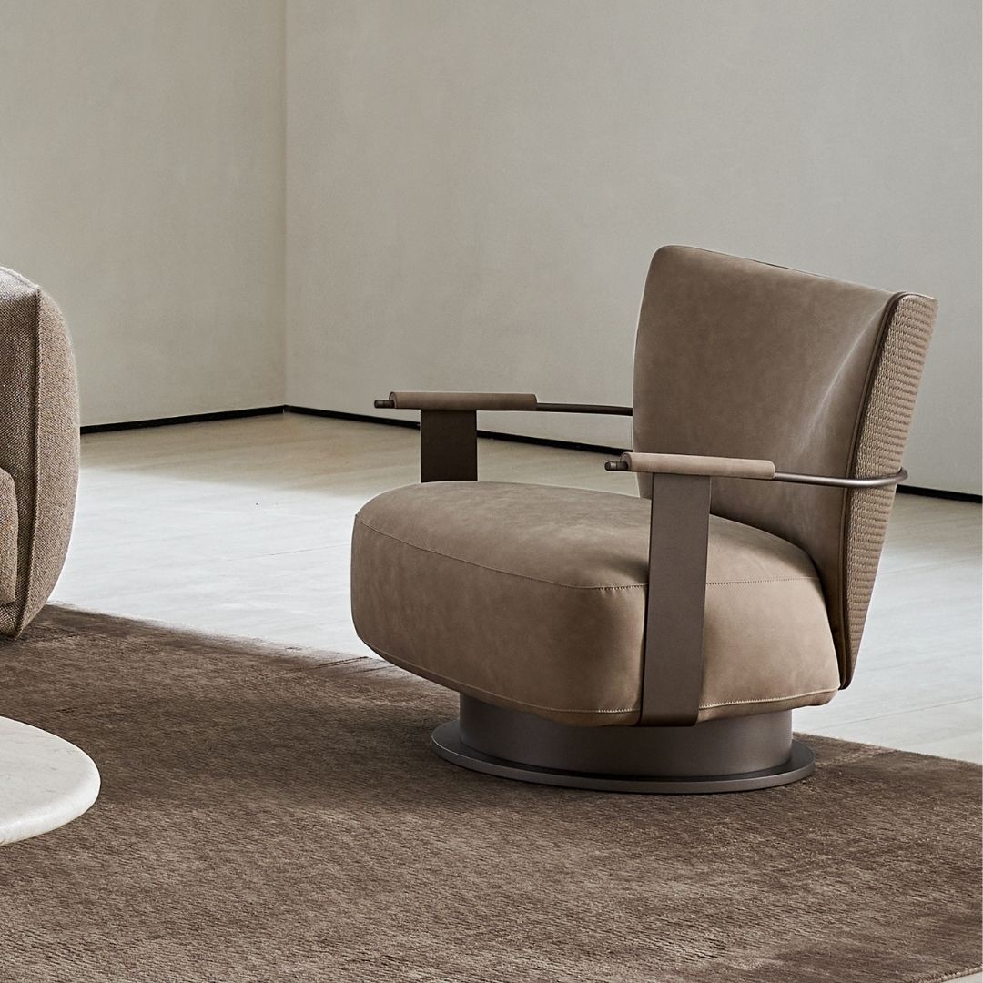 Sway Lounge Chair AMBO-DY80281 -  Armchairs - ebarza Furniture UAE | Shop Modern Furniture in Abu Dhabi & Dubai - مفروشات ايبازرا في الامارات | تسوق اثاث عصري وديكورات مميزة في دبي وابوظبي