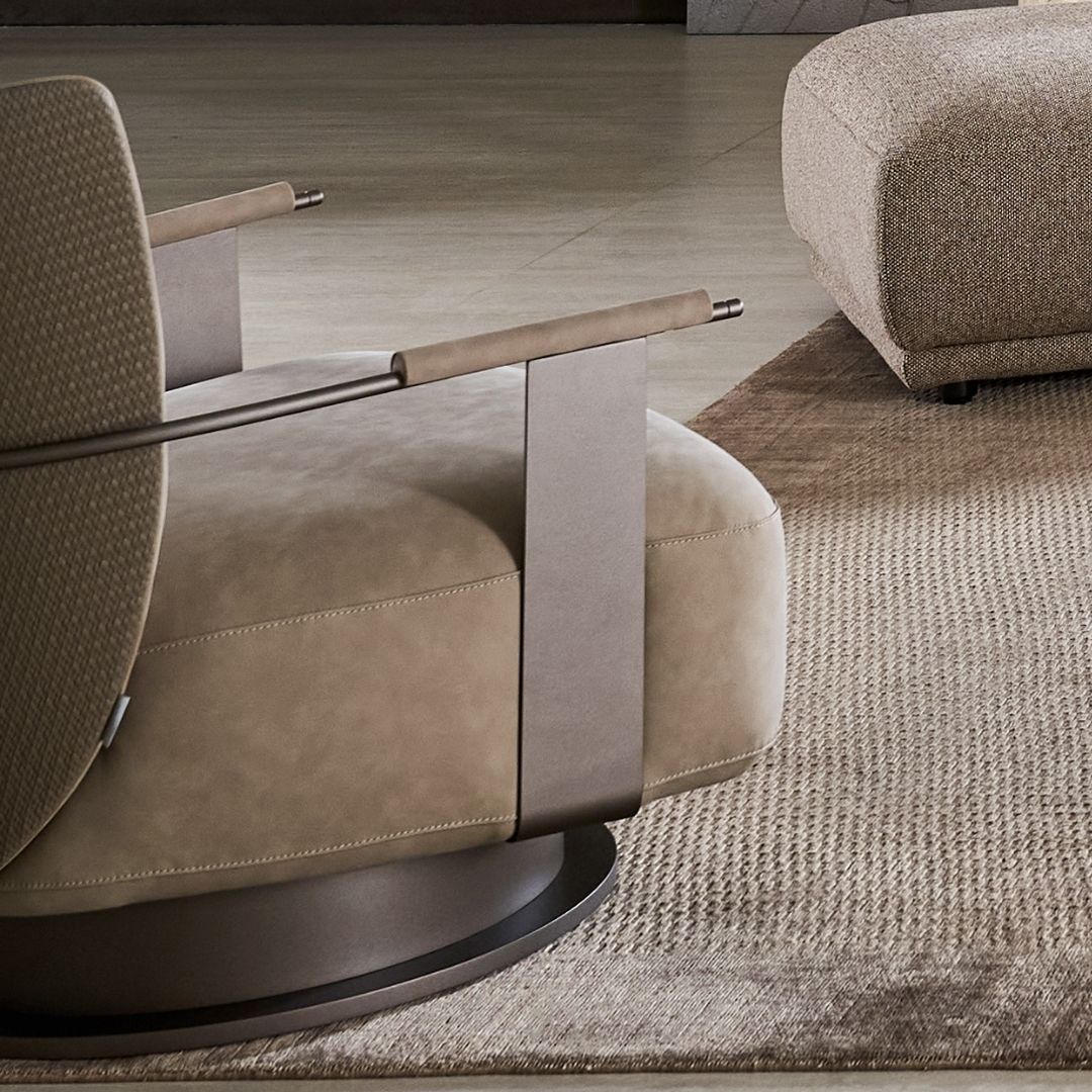 Sway Lounge Chair AMBO-DY80281 -  Armchairs - ebarza Furniture UAE | Shop Modern Furniture in Abu Dhabi & Dubai - مفروشات ايبازرا في الامارات | تسوق اثاث عصري وديكورات مميزة في دبي وابوظبي