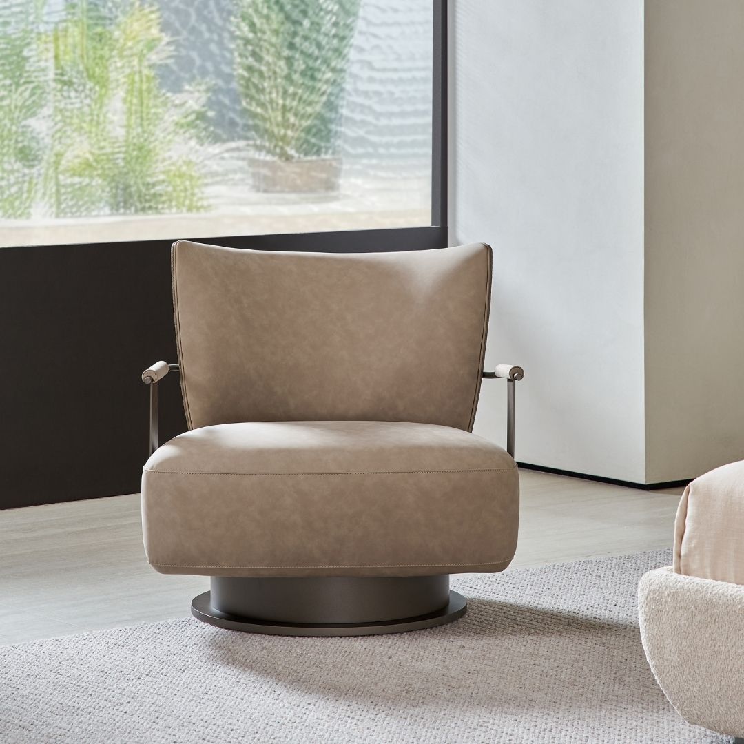 Sway Lounge Chair AMBO-DY80281 -  Armchairs - ebarza Furniture UAE | Shop Modern Furniture in Abu Dhabi & Dubai - مفروشات ايبازرا في الامارات | تسوق اثاث عصري وديكورات مميزة في دبي وابوظبي