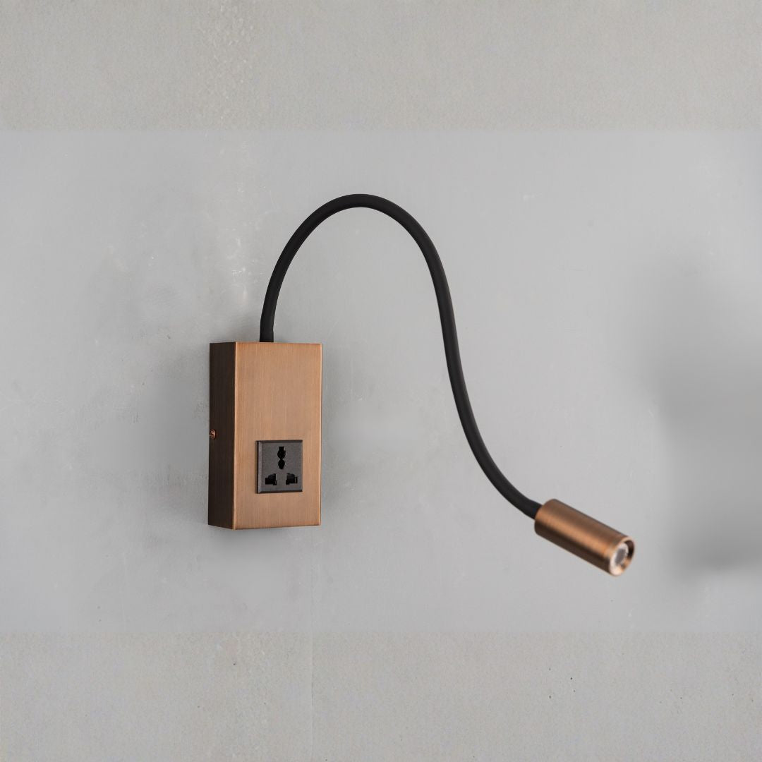 Tail Hotel Style Headboard/ Wall Reading Lamp Tail-Ez-WL(S)-28AB -  Wall Lamps - ebarza Furniture UAE | Shop Modern Furniture in Abu Dhabi & Dubai - مفروشات ايبازرا في الامارات | تسوق اثاث عصري وديكورات مميزة في دبي وابوظبي