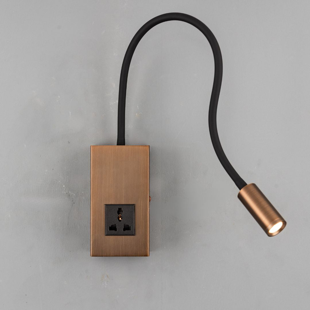 Tail Hotel Style Headboard/ Wall Reading Lamp Tail-Ez-WL(S)-28AB -  Wall Lamps - ebarza Furniture UAE | Shop Modern Furniture in Abu Dhabi & Dubai - مفروشات ايبازرا في الامارات | تسوق اثاث عصري وديكورات مميزة في دبي وابوظبي