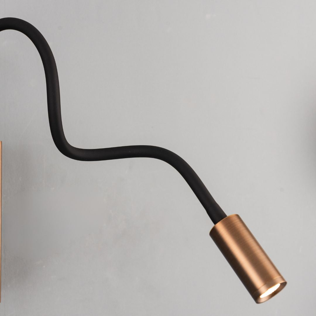 Tail Hotel Style Headboard/ Wall Reading Lamp Tail-Ez-WL(S)-28AB -  Wall Lamps - ebarza Furniture UAE | Shop Modern Furniture in Abu Dhabi & Dubai - مفروشات ايبازرا في الامارات | تسوق اثاث عصري وديكورات مميزة في دبي وابوظبي