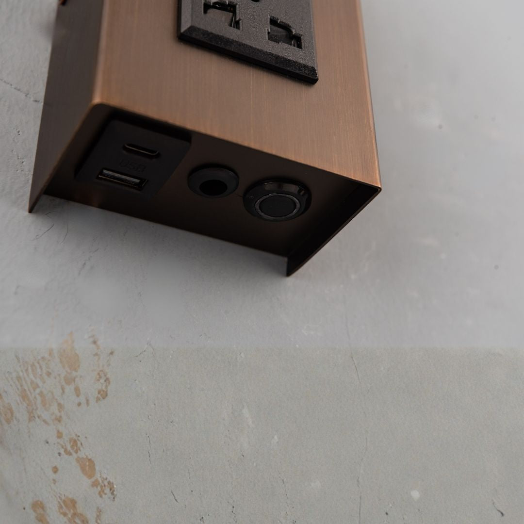 Tail Hotel Style Headboard/ Wall Reading Lamp Tail-Ez-WL(S)-28AB -  Wall Lamps - ebarza Furniture UAE | Shop Modern Furniture in Abu Dhabi & Dubai - مفروشات ايبازرا في الامارات | تسوق اثاث عصري وديكورات مميزة في دبي وابوظبي