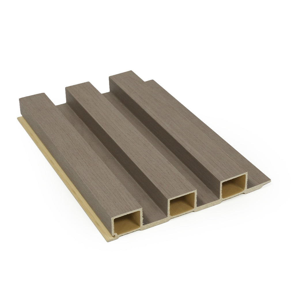 20*320cm WPC SLAT - "MODLE: 200-SGS(3*3)  COLOUR : Taupe Elm BP-105Y -  Wall Panels - ebarza Furniture UAE | Shop Modern Furniture in Abu Dhabi & Dubai - مفروشات ايبازرا في الامارات | تسوق اثاث عصري وديكورات مميزة في دبي وابوظبي