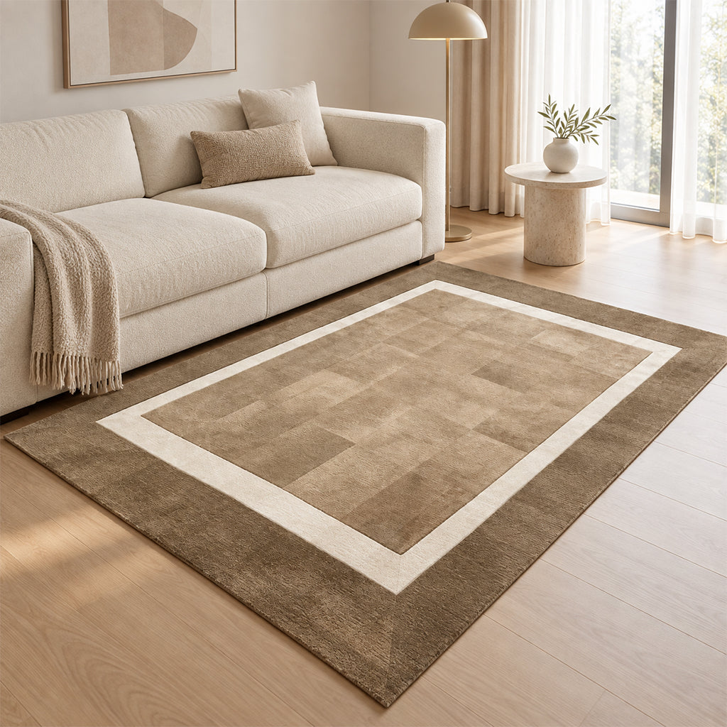 Pre-order for 55 Days Delivery - 230X160 Cm  Tessera Grid Hand Tufted Acrylic Carpet NR-058-2316