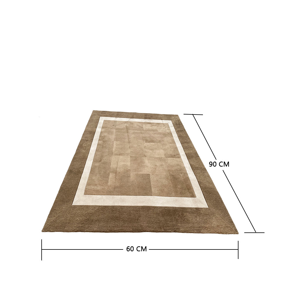 Pre-order for 55 Days Delivery - 90X60 Cm Tessera Grid Hand Tufted Acrylic Carpet NR-058-9060