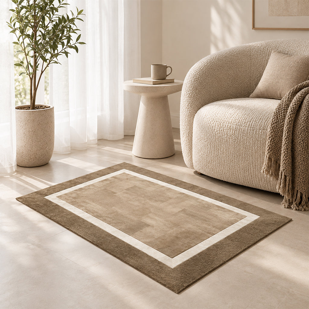 Pre-order for 55 Days Delivery - 90X60 Cm Tessera Grid Hand Tufted Acrylic Carpet NR-058-9060