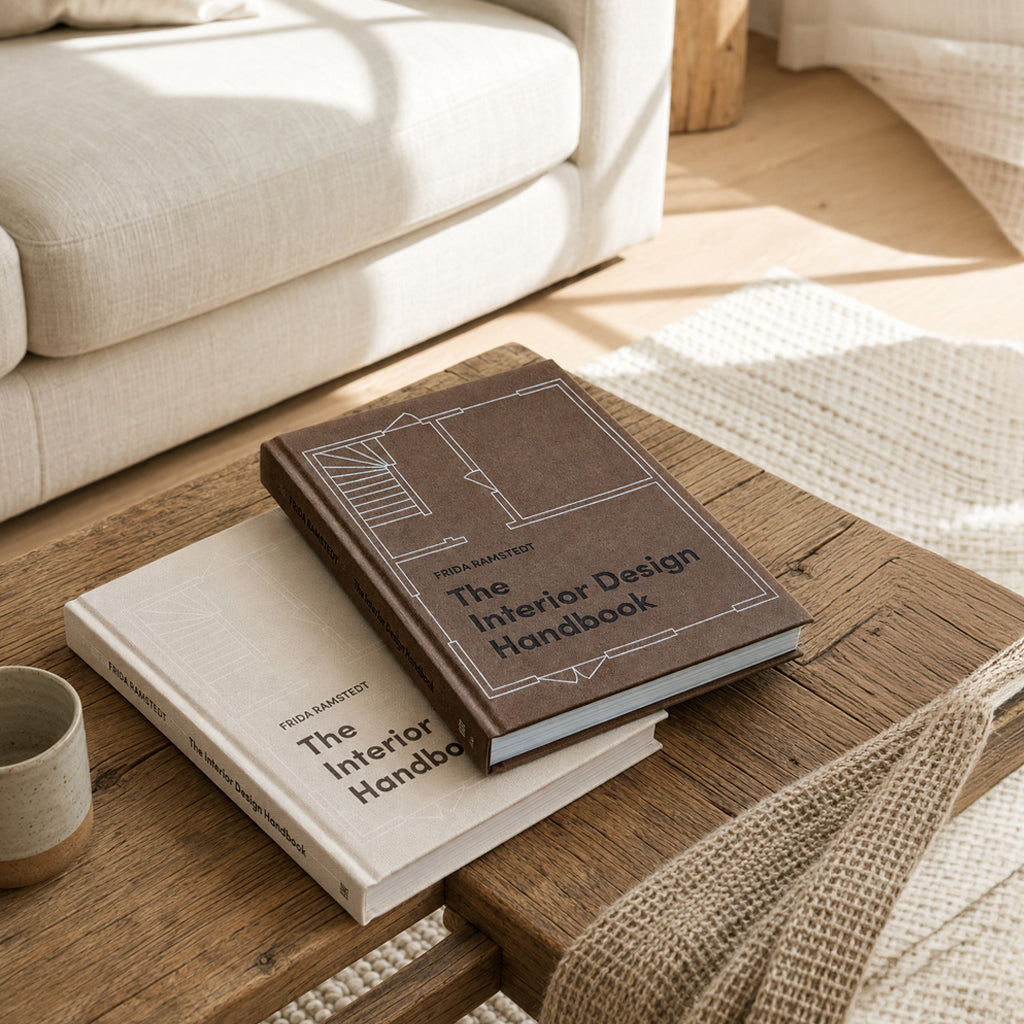 The Interior Design Handbook Brown, Decorative Book FY-50