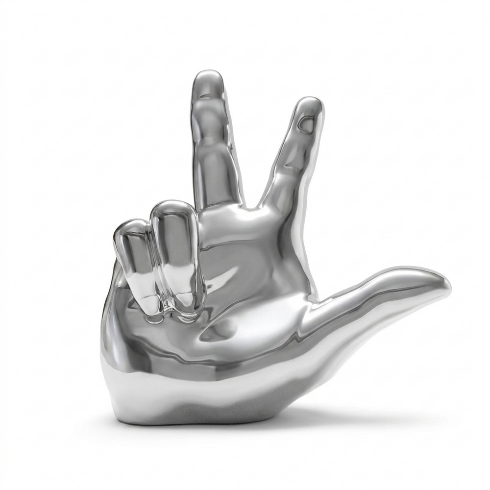 Pre-order 130 Days Delivery The Three-Finger Hand Sign H200cm | ebarza