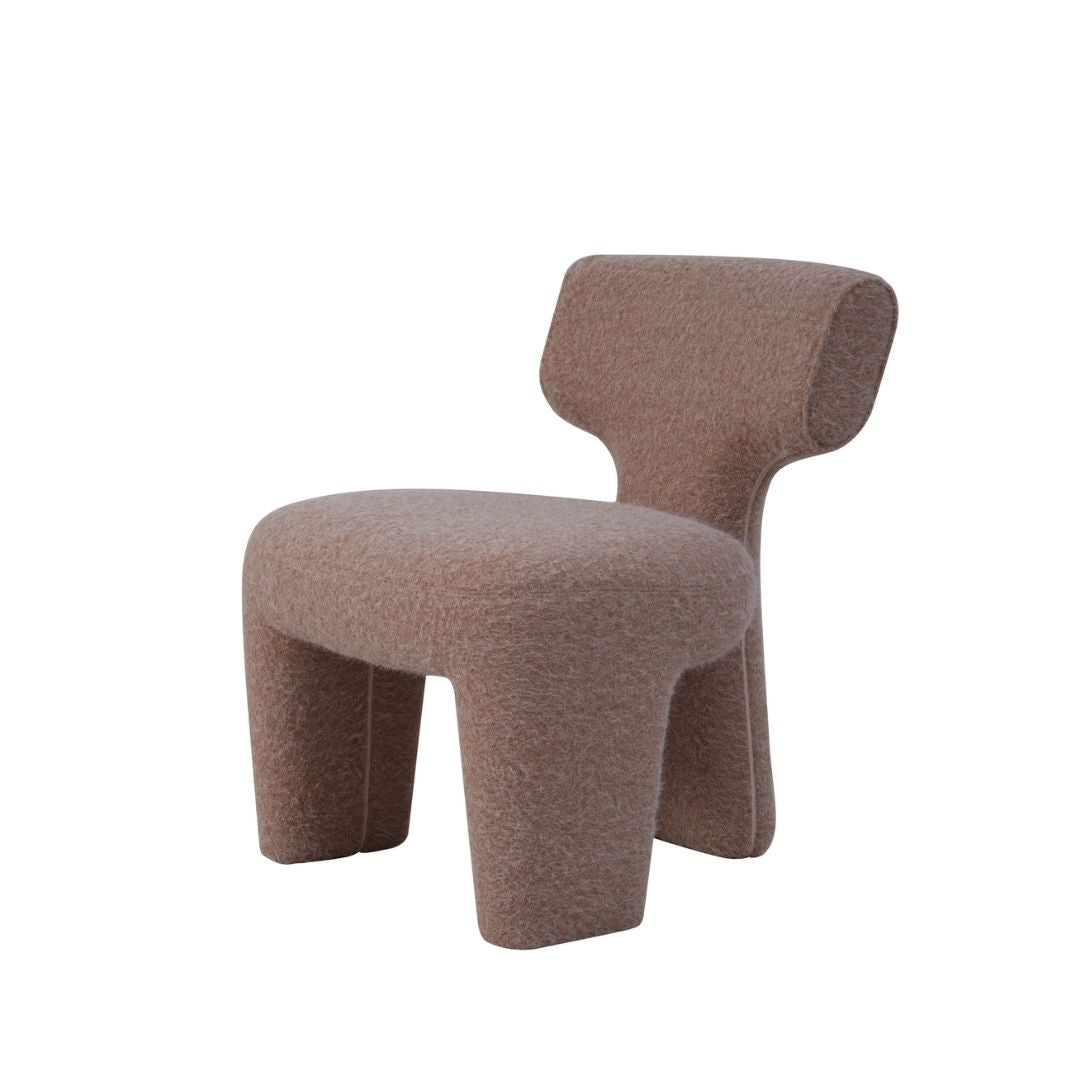 Modern BEACON Torus Lounge Chair AMF-DY562 with a sleek design and plush upholstery, shown from a side angle.