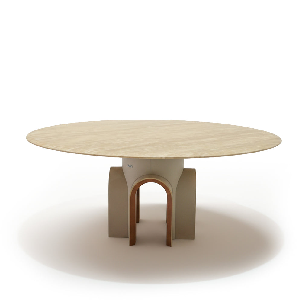 Travertine Stone Dining Table DT-A232 | ebarza