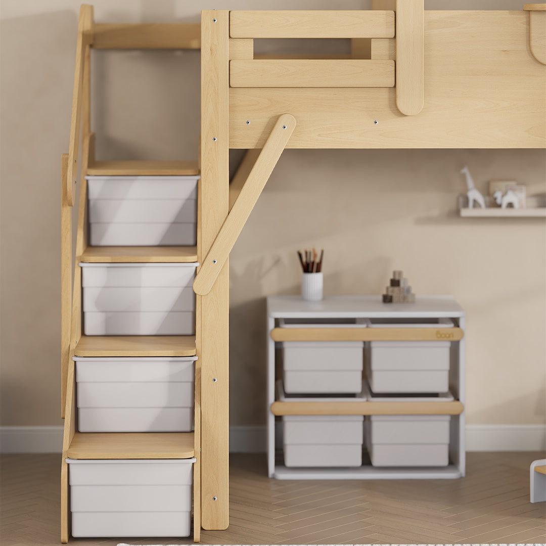 The King Tree House Double Kids Bed  (mattress size 203x107x18cm) BK-PSPMATC/20310718 - BK-THKSLB/TEBH - BA-KSBRF/BH - BA-KSBCK/BH - BK-NESSV24/TEBH - BKT-KSBTC/WG -  Kids Beds - ebarza Furniture UAE | Shop Modern Furniture in Abu Dhabi & Dubai - مفروشات ايبازرا في الامارات | تسوق اثاث عصري وديكورات مميزة في دبي وابوظبي