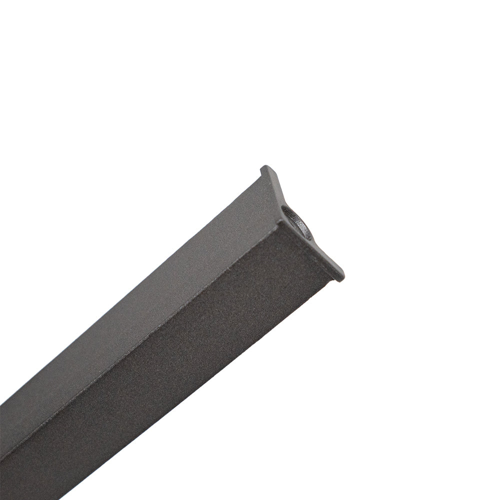 BEACON U-shape waistline door handle JZLS-5, metallic finish, ergonomic design, mounted on a door for easy grip and style.