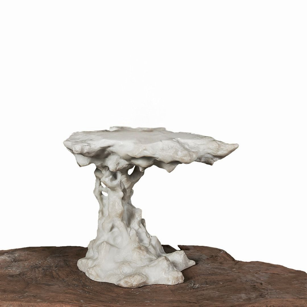 Pre-order 65 Days Delivery  Pale Stone Side Table TL-0144 -  Side Tables - ebarza Furniture UAE | Shop Modern Furniture in Abu Dhabi & Dubai - مفروشات ايبازرا في الامارات | تسوق اثاث عصري وديكورات مميزة في دبي وابوظبي