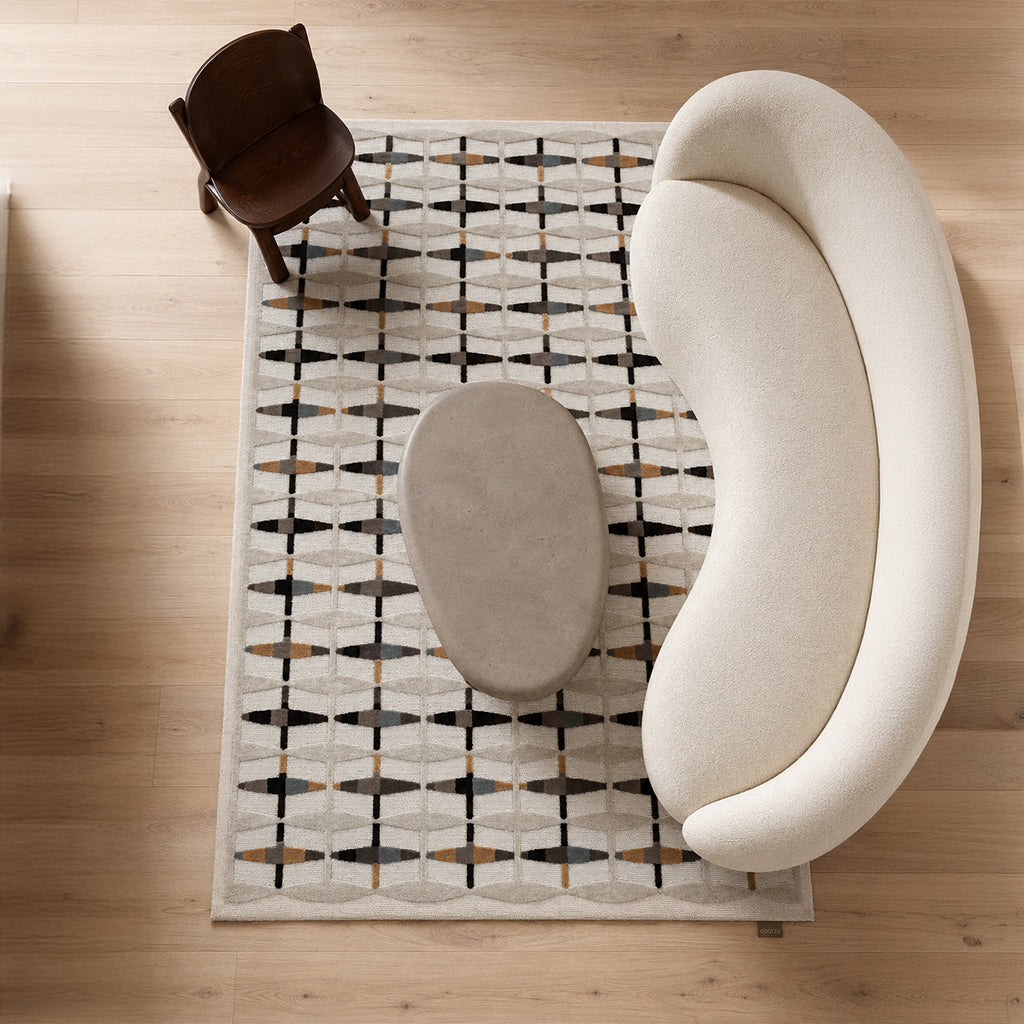 Pre-order 55 Days Delivery 230X160 Cm Vector Hand Tufted Acrylic Carpet NR-032-2316