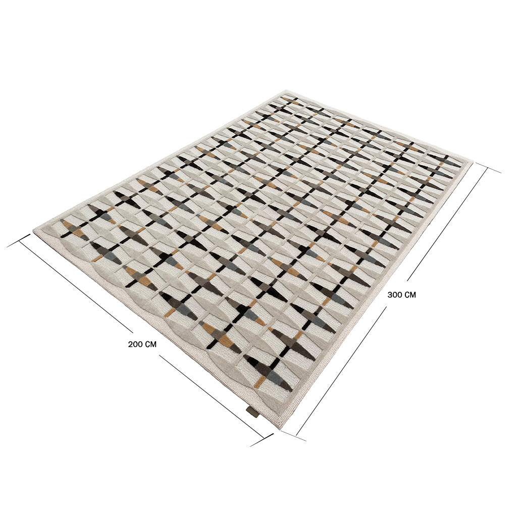 Pre-order 55 Days Delivery 300X200 Cm Vector Hand Tufted Acrylic Carpet NR-032-3020