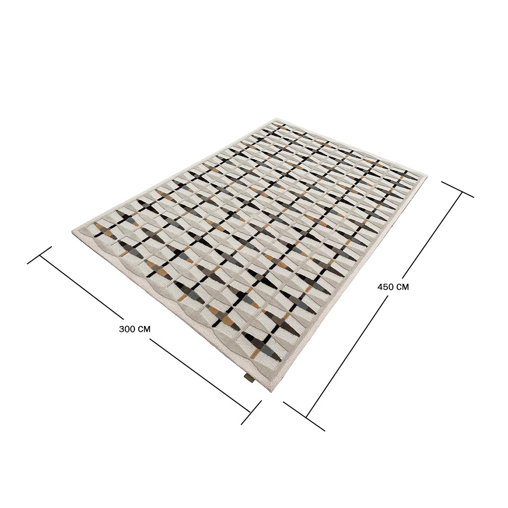Pre-order 55 Days Delivery 450X300 Cm Vector Hand Tufted Acrylic Carpet NR-032-4530