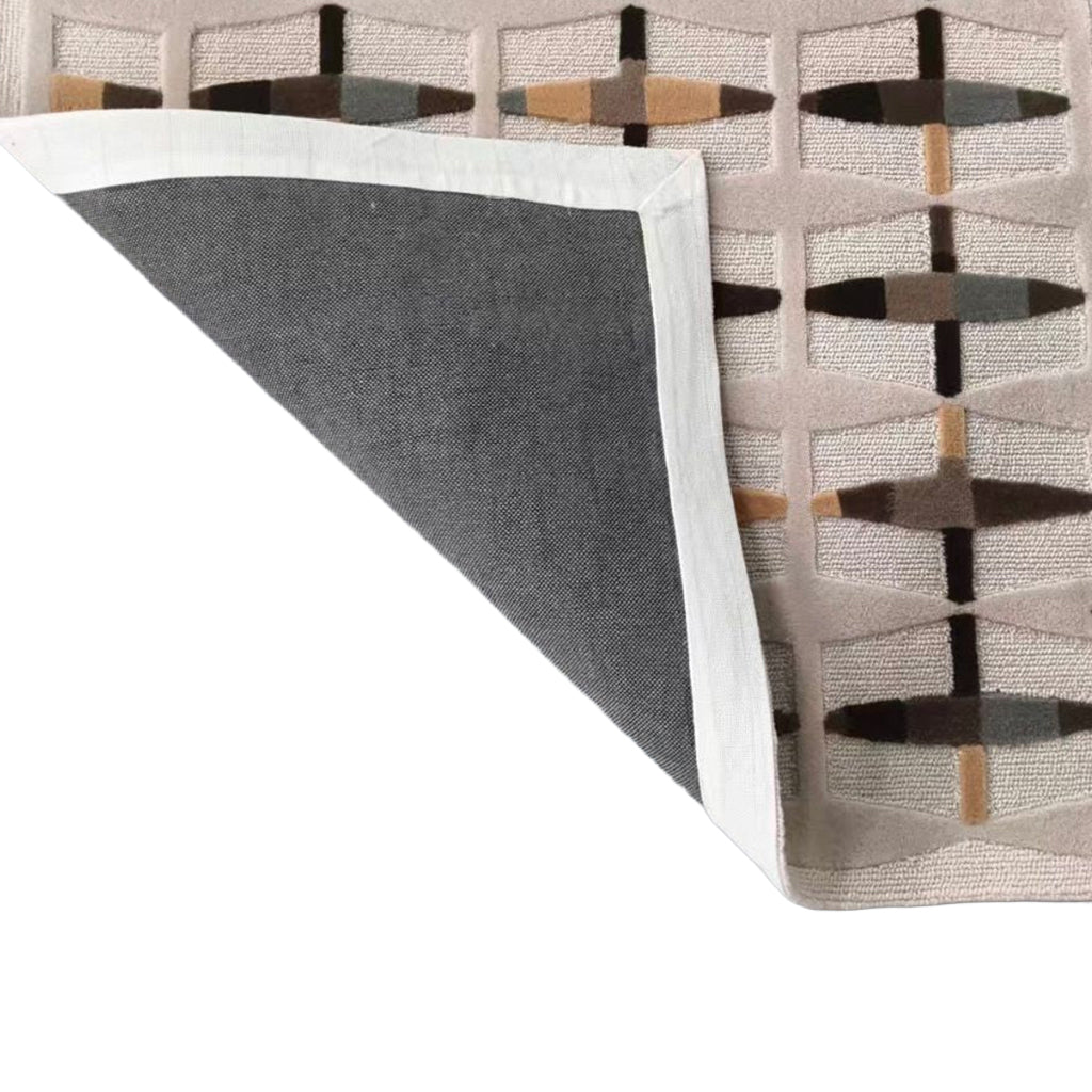 Pre-order 55 Days Delivery 90X60 Cm Vector Hand Tufted Acrylic Carpet NR-032-9060