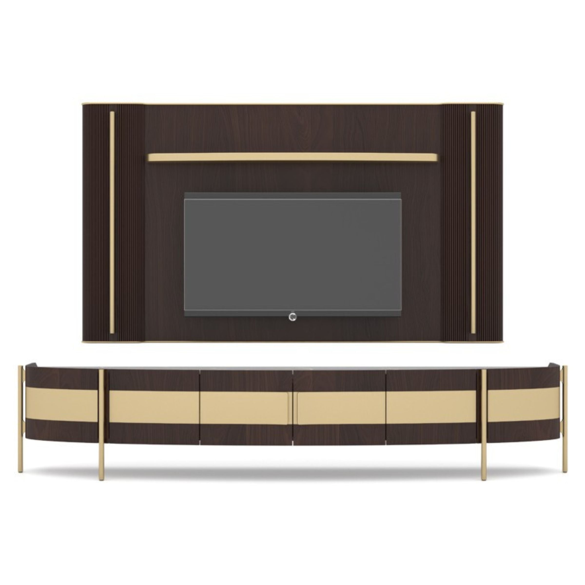 Vega TV Unit 268cm TVAVEG001 -  TV Units | طاولة تلفزيون فيجا - ebarza Furniture UAE | Shop Modern Furniture in Abu Dhabi & Dubai - مفروشات ايبازرا في الامارات | تسوق اثاث عصري وديكورات مميزة في دبي وابوظبي