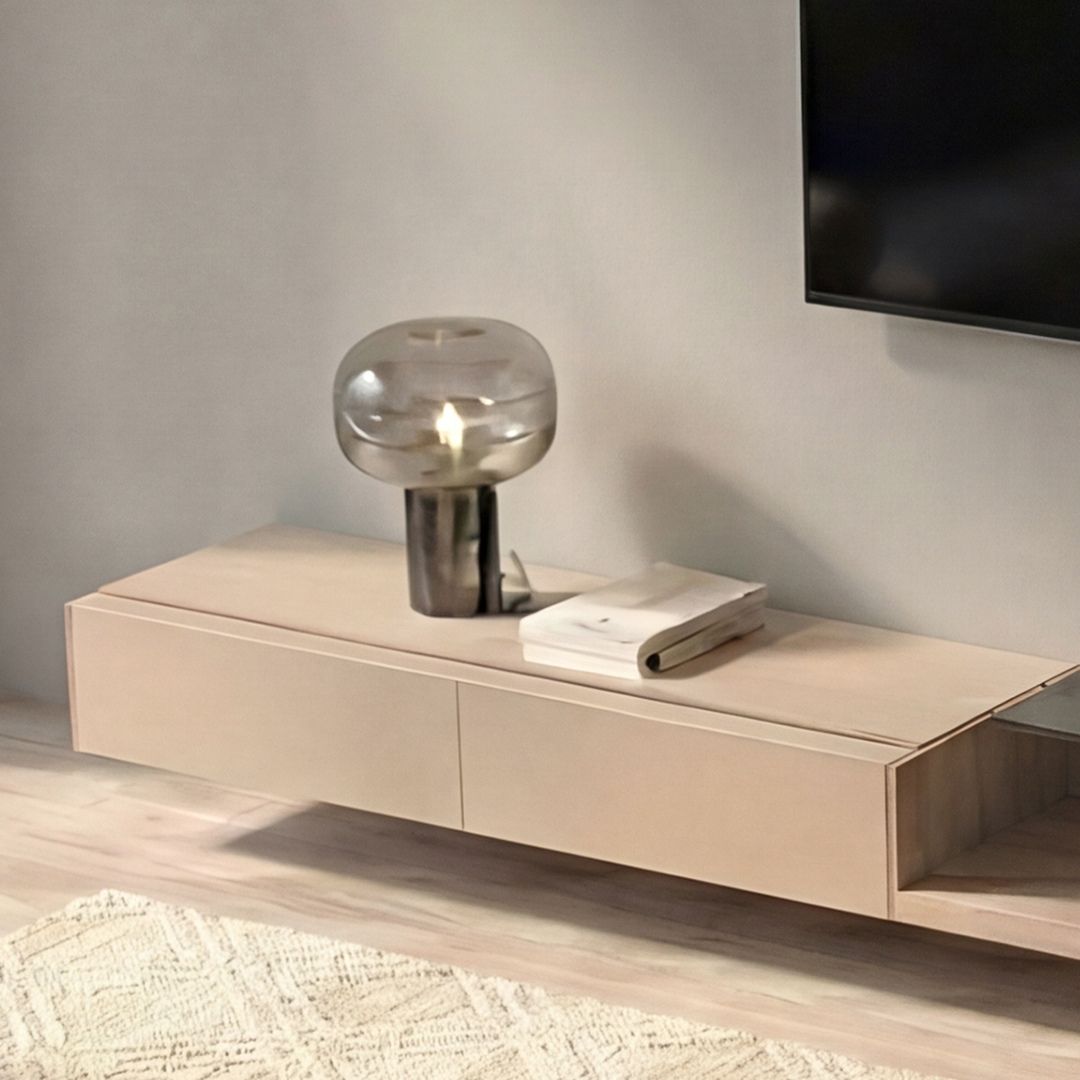 Vellum Suspended / Hanged Bedside Table - C style - TV-888 -  Storage/TV Unites - ebarza Furniture UAE | Shop Modern Furniture in Abu Dhabi & Dubai - مفروشات ايبازرا في الامارات | تسوق اثاث عصري وديكورات مميزة في دبي وابوظبي