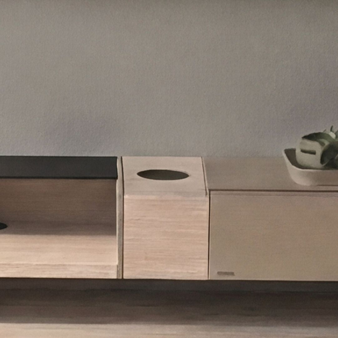 Vellum Suspended / Hanged Cabinet  with Power Socket - D style - TV-888 -  Storage/TV Unites - ebarza Furniture UAE | Shop Modern Furniture in Abu Dhabi & Dubai - مفروشات ايبازرا في الامارات | تسوق اثاث عصري وديكورات مميزة في دبي وابوظبي