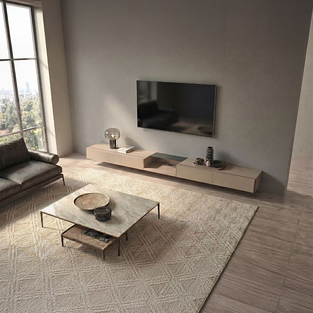 Vellum Suspended / Hanged Bedside Table - C style - TV-888 -  Storage/TV Unites - ebarza Furniture UAE | Shop Modern Furniture in Abu Dhabi & Dubai - مفروشات ايبازرا في الامارات | تسوق اثاث عصري وديكورات مميزة في دبي وابوظبي