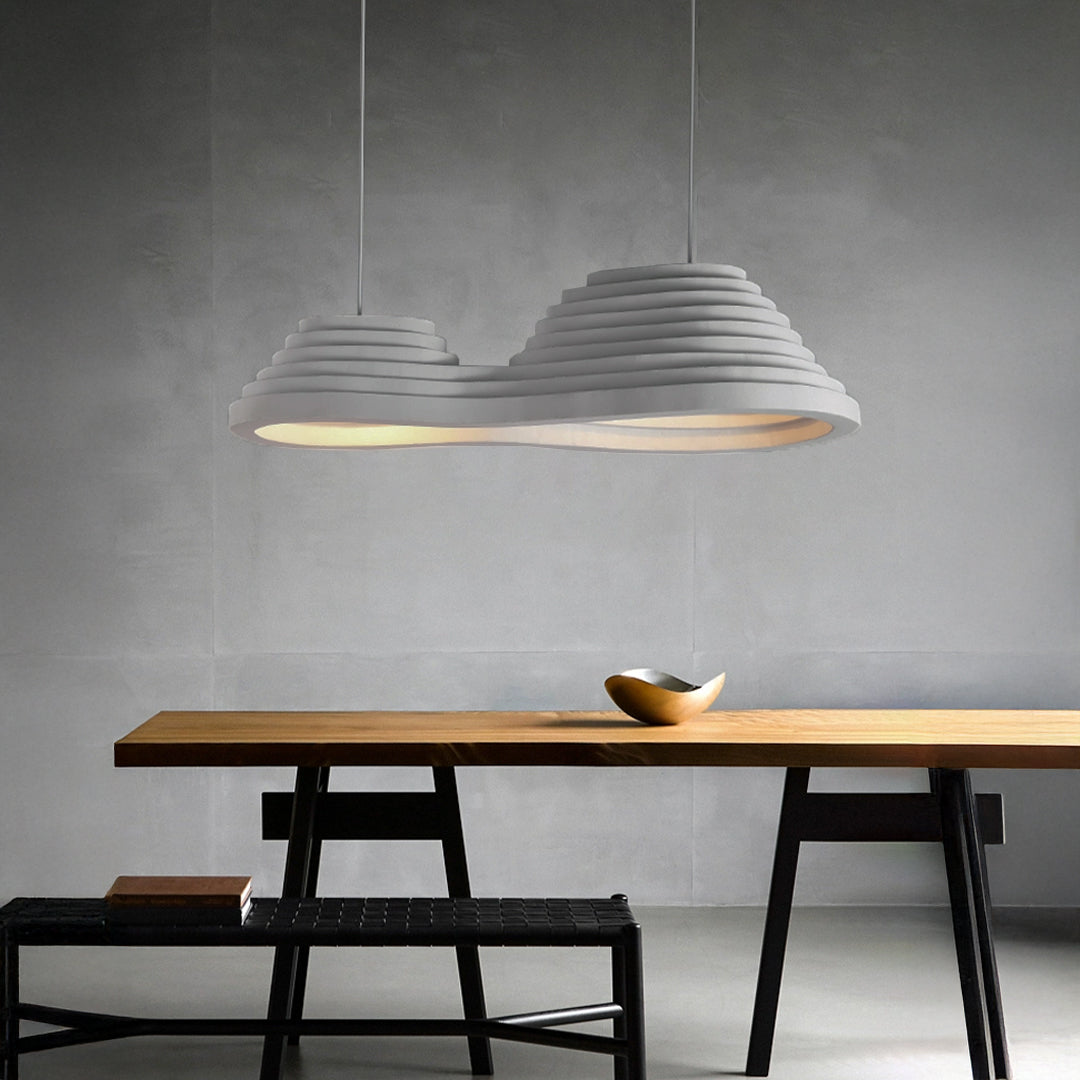 Wabi Sabi Gray Pendant Light HTD-IW1433-075-Gray -  Pendant Lamps - ebarza Furniture UAE | Shop Modern Furniture in Abu Dhabi & Dubai - مفروشات ايبازرا في الامارات | تسوق اثاث عصري وديكورات مميزة في دبي وابوظبي
