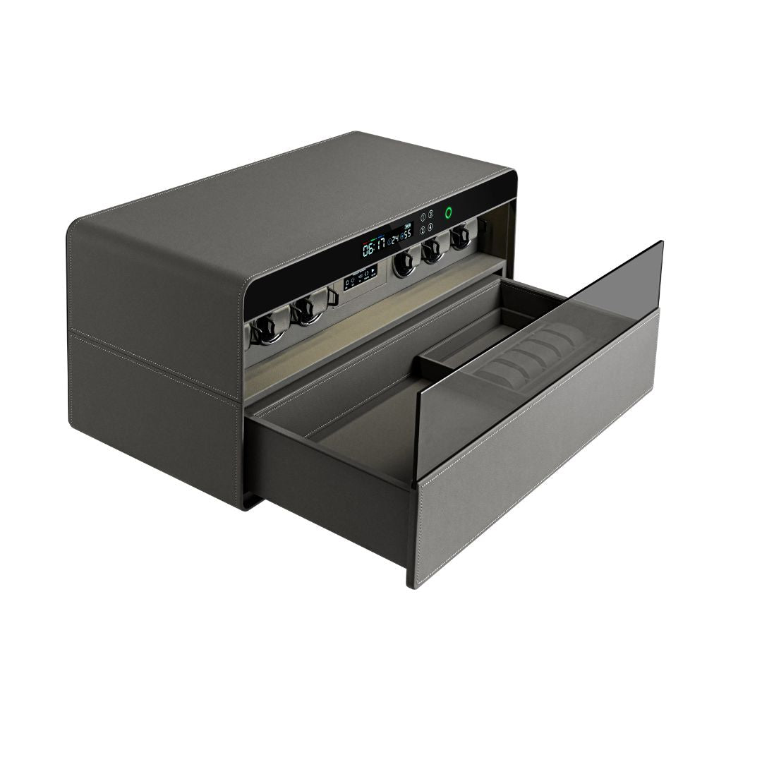 Watch Winder 6 Watchs  CH9-ST053-T6-760 -  Safe Box - ebarza Furniture UAE | Shop Modern Furniture in Abu Dhabi & Dubai - مفروشات ايبازرا في الامارات | تسوق اثاث عصري وديكورات مميزة في دبي وابوظبي