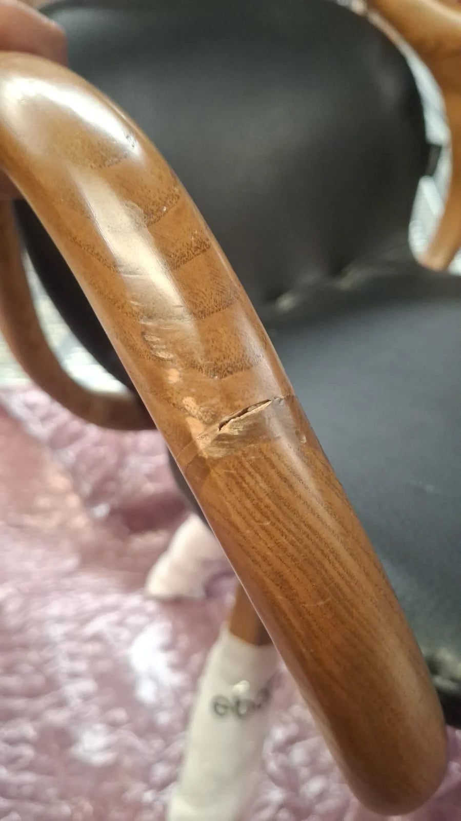 AS IS - Galaxy Swivel Solid Wood Chair Gal-B -  DISPLAY ITEM - ebarza Furniture UAE | Shop Modern Furniture in Abu Dhabi & Dubai - مفروشات ايبازرا في الامارات | تسوق اثاث عصري وديكورات مميزة في دبي وابوظبي