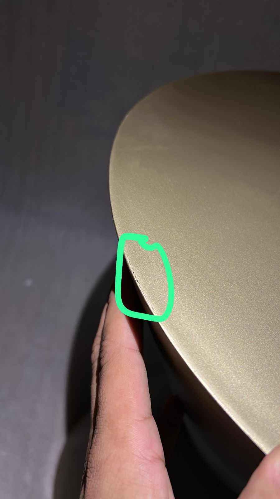 AS IS - GRANDE BUTTON SIDE TABLE MEDIUM ORXGRND-STM35 -  DISPLAY ITEM - ebarza Furniture UAE | Shop Modern Furniture in Abu Dhabi & Dubai - مفروشات ايبازرا في الامارات | تسوق اثاث عصري وديكورات مميزة في دبي وابوظبي