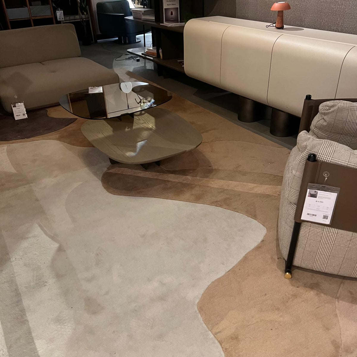 Display Item - 450X300 Cm Driftwood Melody WOOL BEIGE AND DARK BEIGE Rug JH-22739 Nakheel