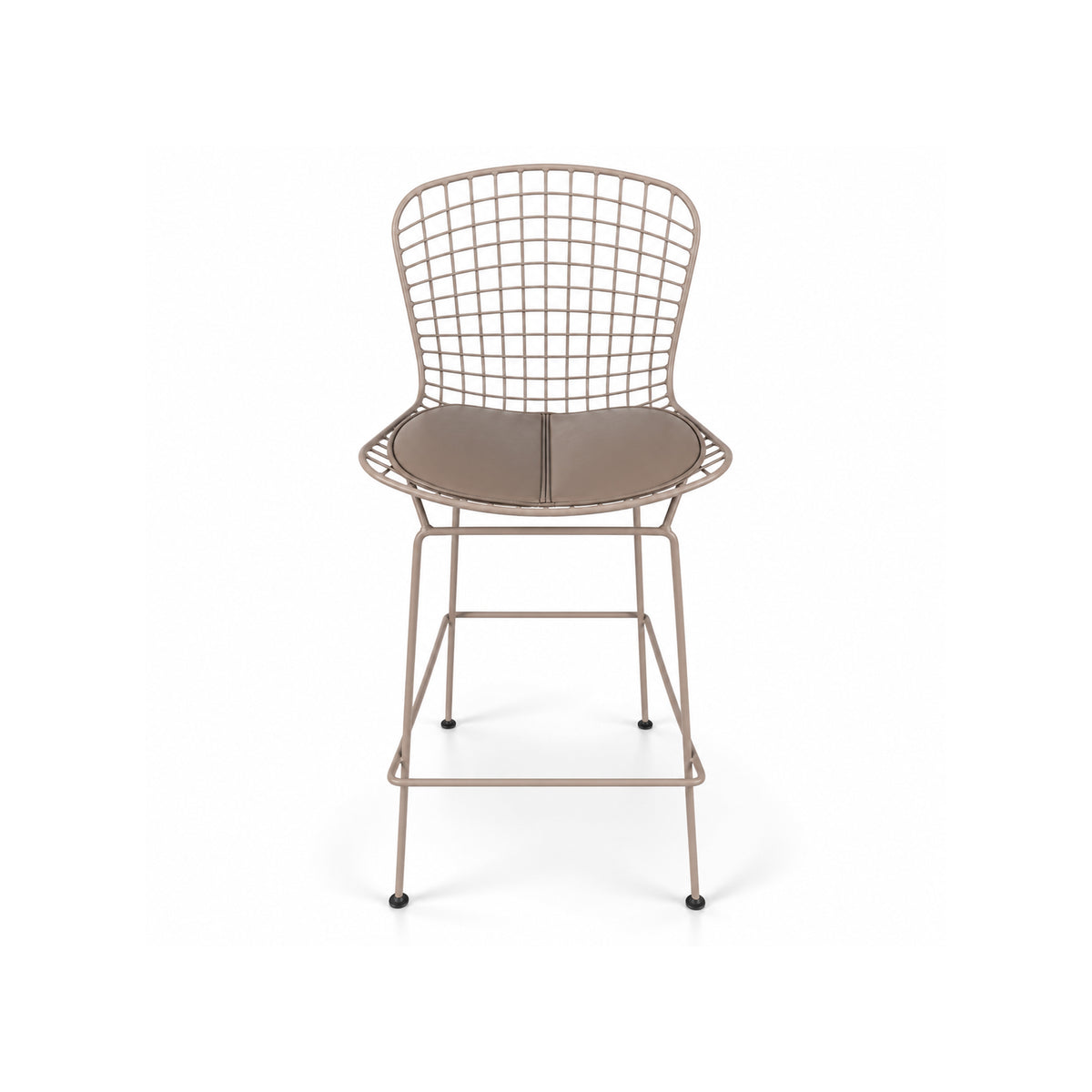 Wire Bar Stool Mc-020Q-Light Brown
