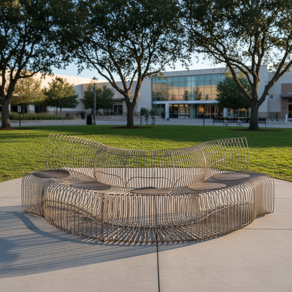 Wire Light Brown With Cushion Chair MC-252B-Light Brown -  Chairs - ebarza Furniture UAE | Shop Modern Furniture in Abu Dhabi & Dubai - مفروشات ايبازرا في الامارات | تسوق اثاث عصري وديكورات مميزة في دبي وابوظبي