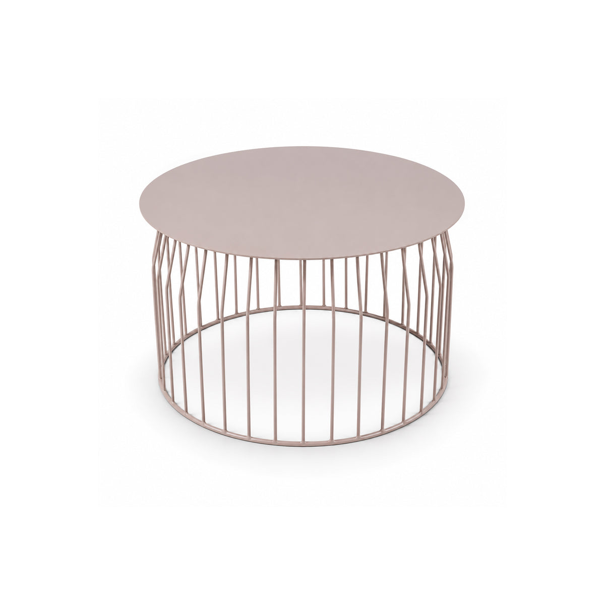 Brown wire coffee table GT-395A by RUDI with a sleek, modern design and open wire construction.